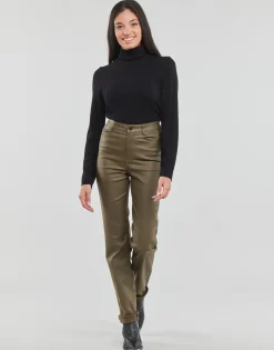 Vila - VICOMMIT COATED HW STRAIGHT PANT